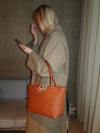 Virginia woven bag - Caramel