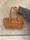 Mura bag in suede leather - Brown