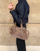 Mura bag in suede leather - Taupe