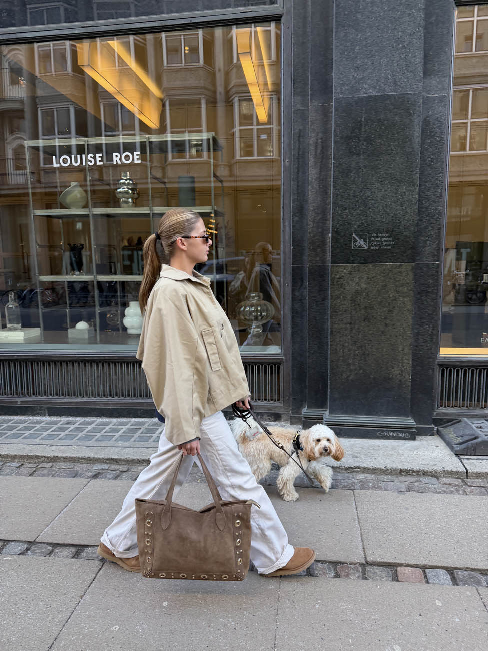 Lyra bag with studs - Brown