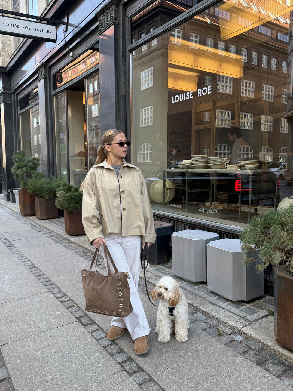 Lyra bag with studs - Brown