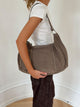 Henry bag with studs - Taupe