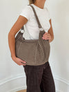 Henry bag with studs - Taupe