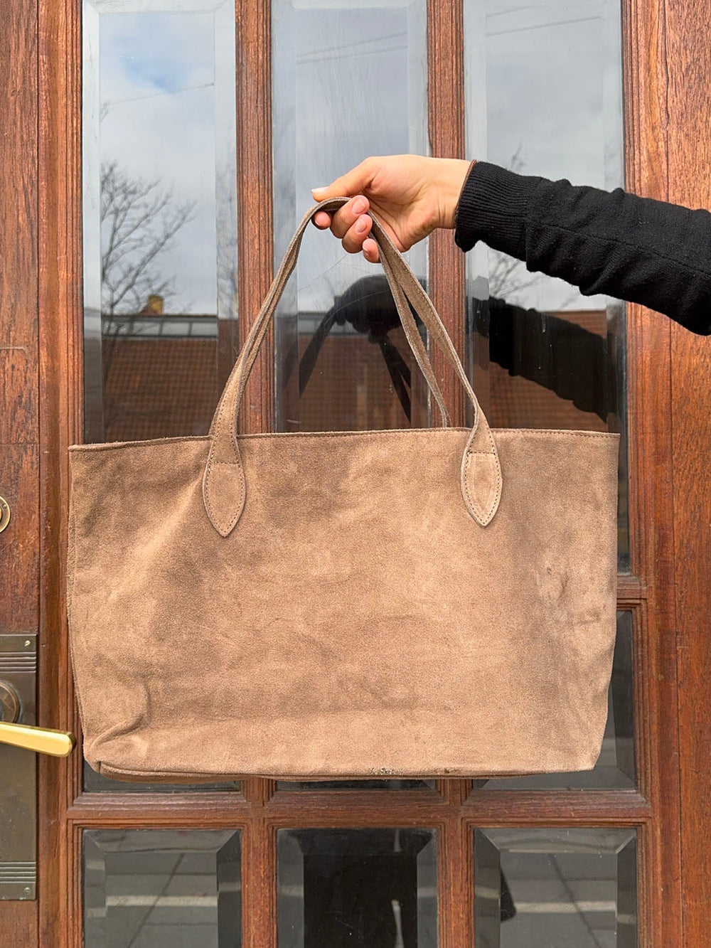 Lyra bag with studs - Brown