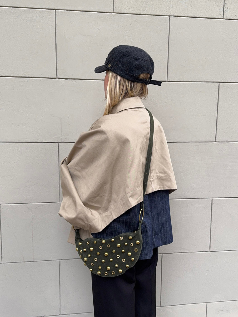 Loana bag with studs - Green