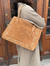 Lyra bag with studs - Caramel