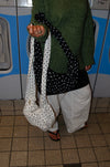 Cia bag with polka dots - White