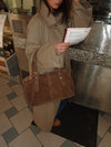 Parissa suede bag - Brown