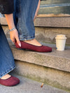 Tavela split toe ballerina - Red