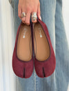 Tavela split toe ballerina - Red