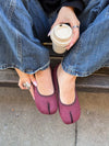 Tavela split toe ballerina - Red