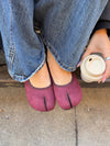 Tavela split toe ballerina - Red