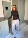 Delores checkered suit trousers - Beige