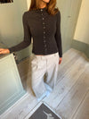 Delores checkered suit trousers - Beige