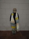 Gale scarf - Yellow/grey/brown