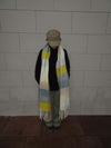 Gale scarf - Yellow/grey/brown