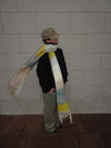 Gale scarf - Yellow/grey/brown