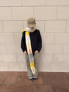 Gale scarf - Yellow/grey/brown