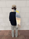 Gale scarf - Yellow/grey/brown