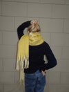 Gale scarf - Yellow/off white