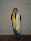 Gale scarf - Yellow/off white