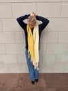 Gale scarf - Yellow/off white