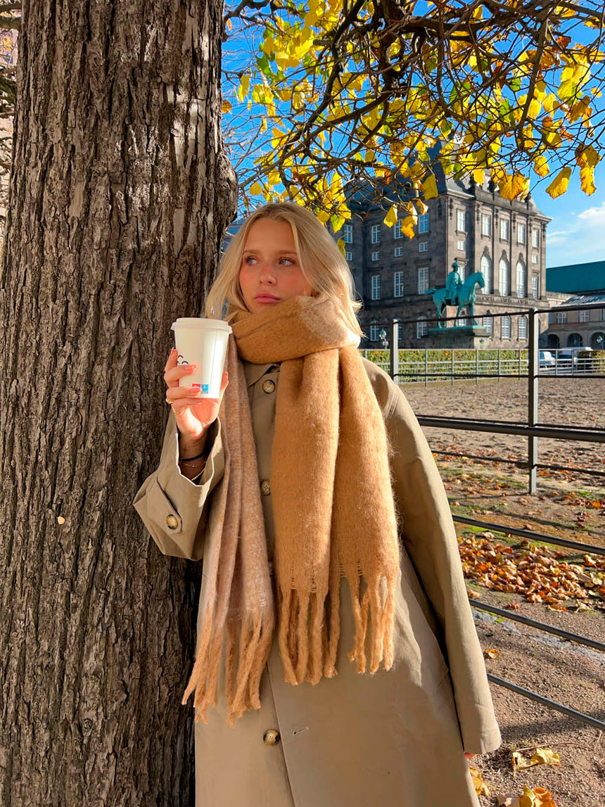 Gale scarf - Light brown