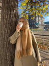 Gale scarf - Light brown