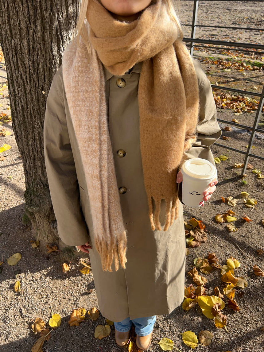 Gale scarf - Light brown