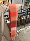 Gale scarf - Red/brown/white