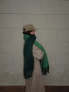 Gale scarf - Green/dark green