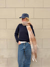 Gale scarf - White/beige
