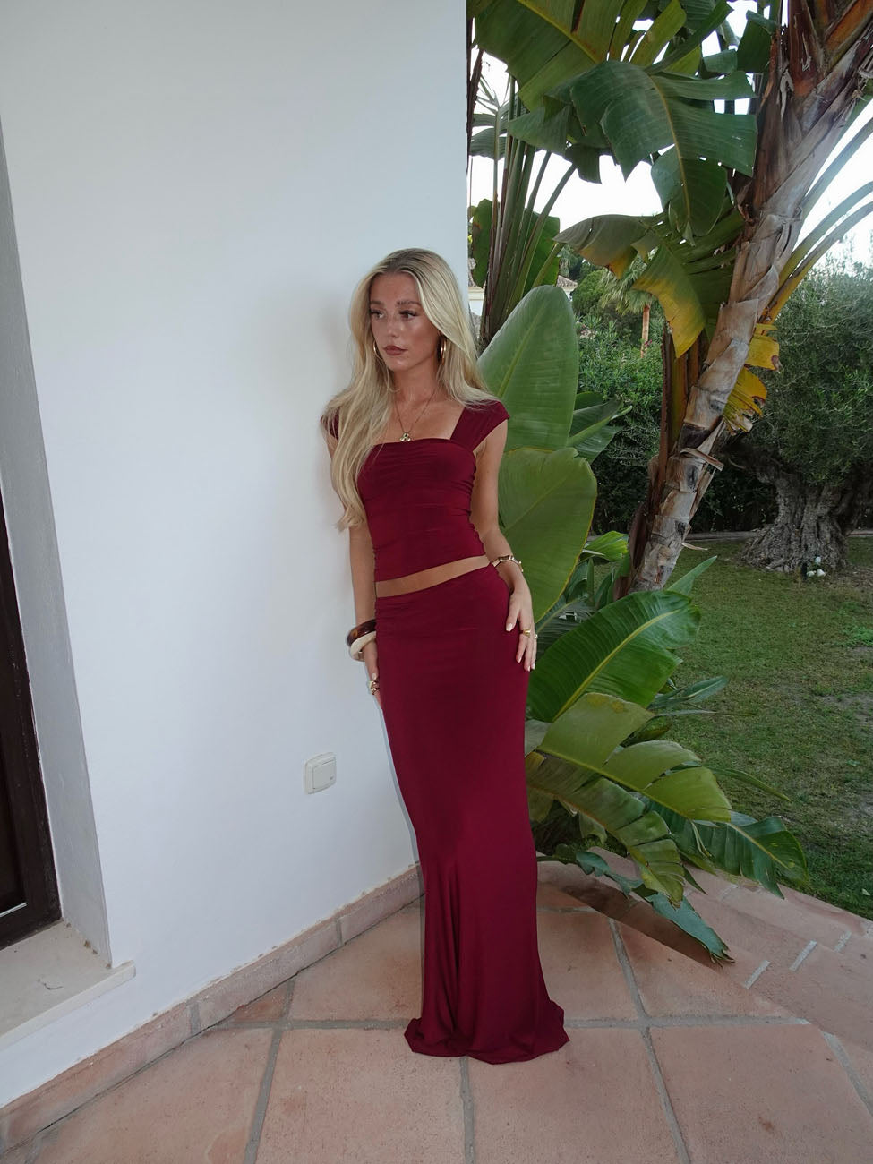 Malia top Burgundy Designbysi.se Malia top Burgundy Designbysi.se