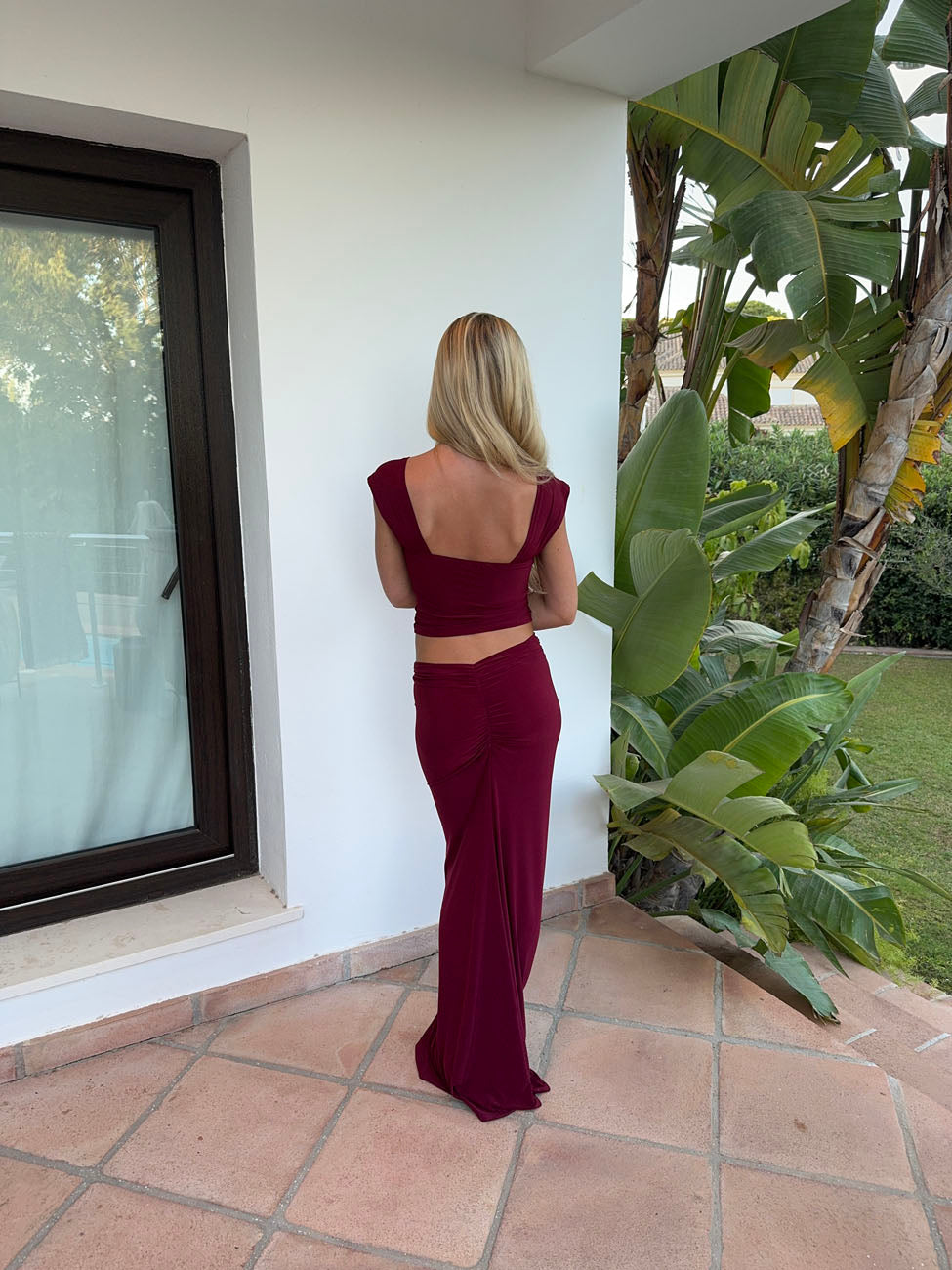Malia top Burgundy Designbysi.se Malia top Burgundy Designbysi.se