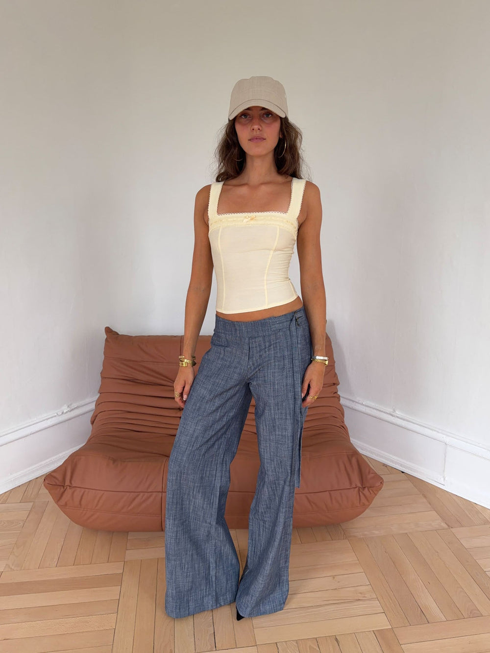Icana top - Yellow