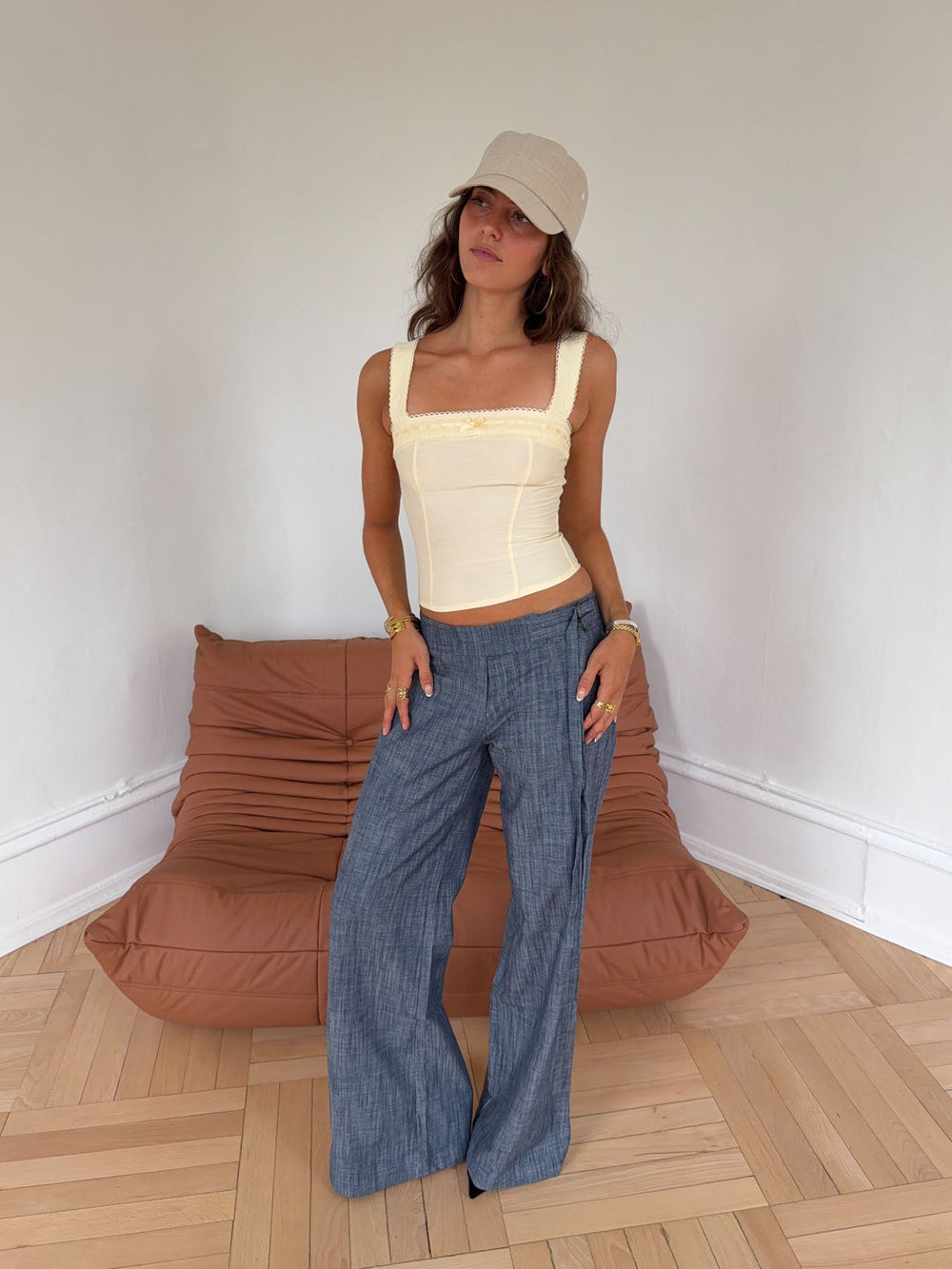 Icana top - Yellow