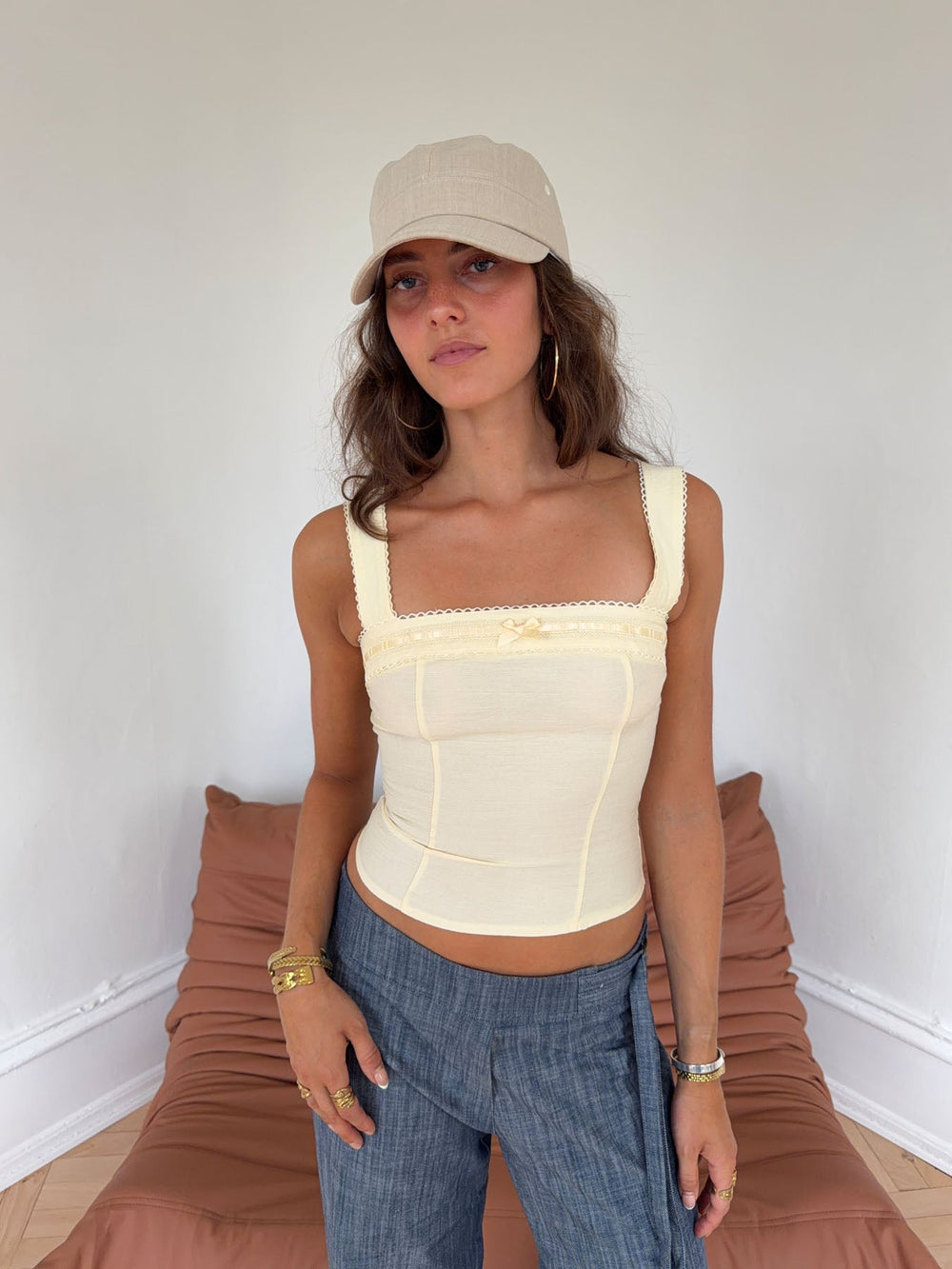 Icana top - Yellow