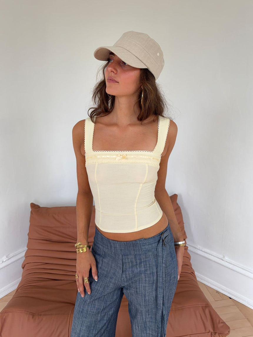 Icana top - Yellow