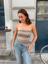 Rowina skirt - Brown/Multicoloured