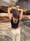 Isa top - Black