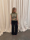 Marisole top in lace - Khaki