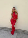 Marisole top in lace - Red