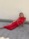 Marisol skirt in lace - Red