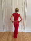 Marisole top in lace - Red