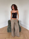 Solveig lace top - Black