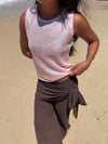 Silja top with glitter - Pink