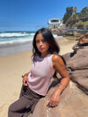 Silja top with glitter - Pink