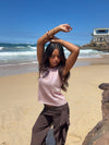 Silja top with glitter - Pink