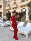 Marisol skirt in lace - Red