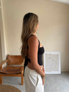 Lullia open back top - Black